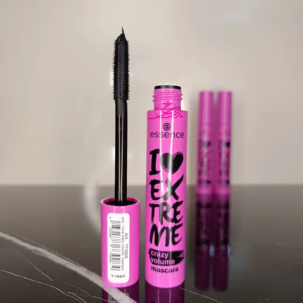 ریمل اسنس essence صورتی مدل حجم دهنده Crazy Volume حجم 12 میلی لیتری